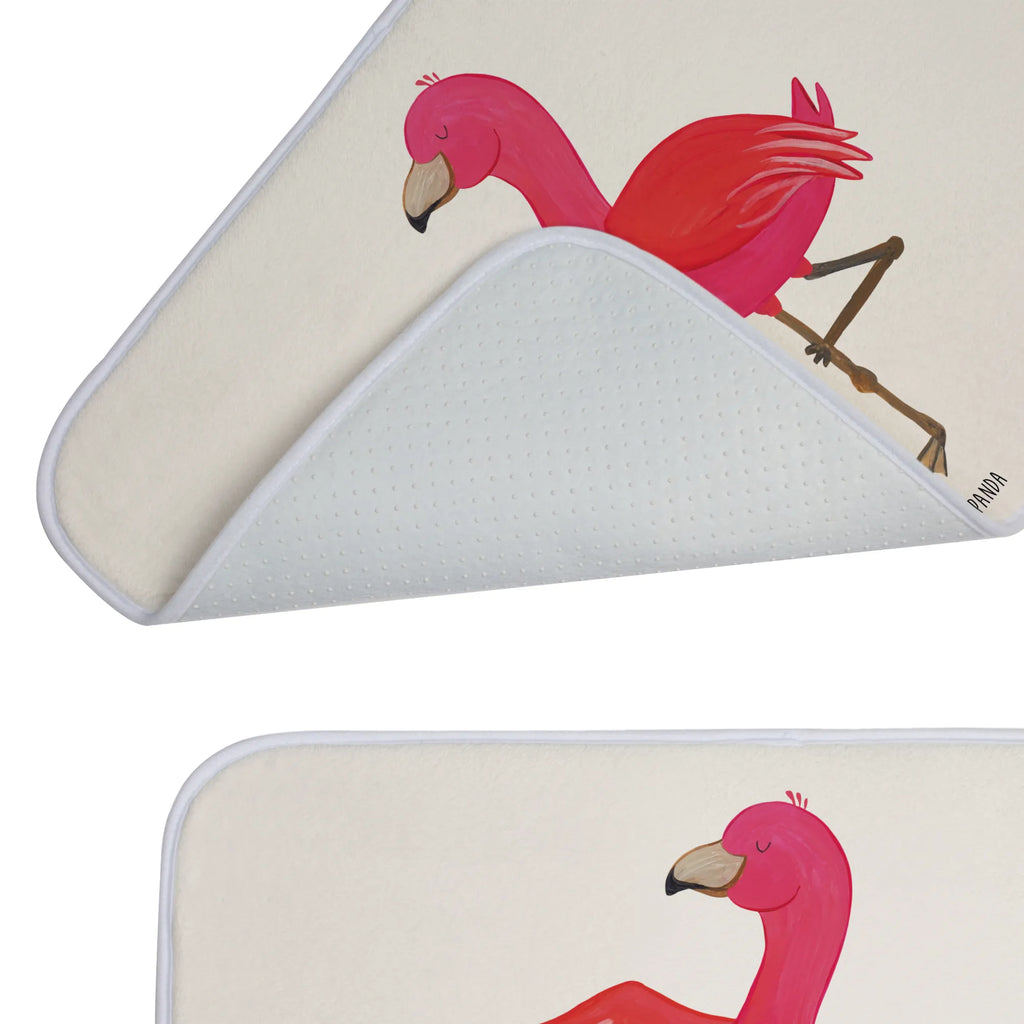 Badvorleger Flamingo Yoga Badematte, Badteppich, Duschvorleger, Badezimmerteppich, Badezimmermatte, Badvorleger, Duschmatte, Duschteppich, Badteppiche, Badgarnitur, Badematten, Teppich Badezimmer, Badezimmermatten, Flamingo, Vogel, Yoga, Namaste, Achtsamkeit, Yoga-Übung, Entspannung, Ärger, Aufregen, Tiefenentspannung