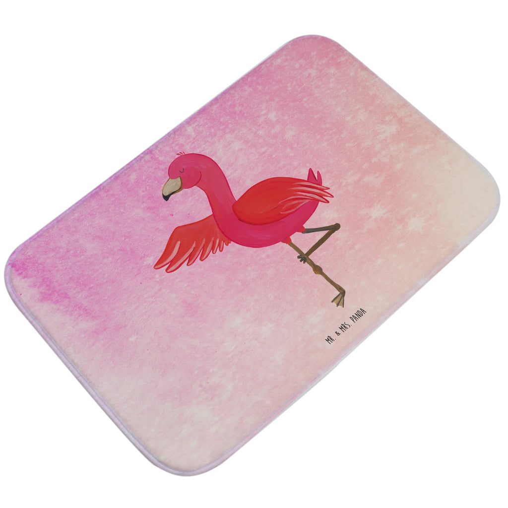 Badvorleger Flamingo Yoga Badematte, Badteppich, Duschvorleger, Badezimmerteppich, Badezimmermatte, Badvorleger, Duschmatte, Duschteppich, Badteppiche, Badgarnitur, Badematten, Teppich Badezimmer, Badezimmermatten, Flamingo, Vogel, Yoga, Namaste, Achtsamkeit, Yoga-Übung, Entspannung, Ärger, Aufregen, Tiefenentspannung