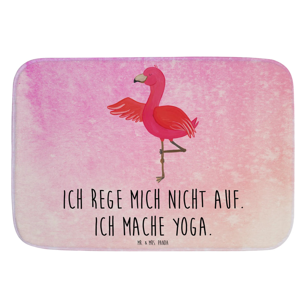 Badvorleger Flamingo Yoga Badematte, Badteppich, Duschvorleger, Badezimmerteppich, Badezimmermatte, Badvorleger, Duschmatte, Duschteppich, Badteppiche, Badgarnitur, Badematten, Teppich Badezimmer, Badezimmermatten, Flamingo, Vogel, Yoga, Namaste, Achtsamkeit, Yoga-Übung, Entspannung, Ärger, Aufregen, Tiefenentspannung