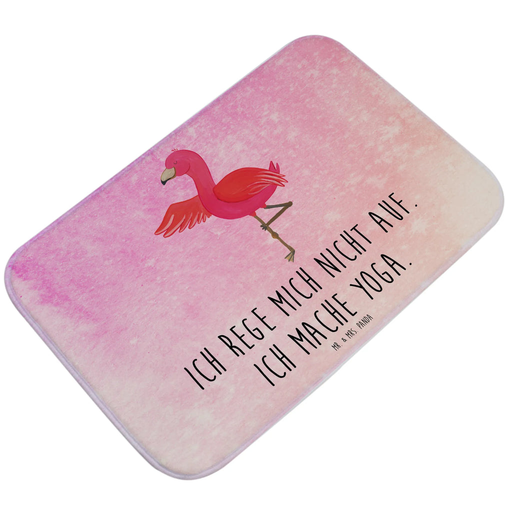 Badvorleger Flamingo Yoga Badematte, Badteppich, Duschvorleger, Badezimmerteppich, Badezimmermatte, Badvorleger, Duschmatte, Duschteppich, Badteppiche, Badgarnitur, Badematten, Teppich Badezimmer, Badezimmermatten, Flamingo, Vogel, Yoga, Namaste, Achtsamkeit, Yoga-Übung, Entspannung, Ärger, Aufregen, Tiefenentspannung