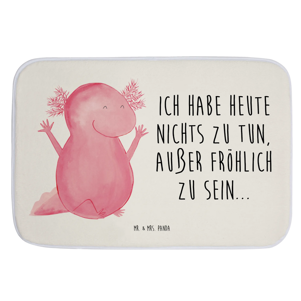 Badvorleger Axolotl Hurra Badematte, Badteppich, Duschvorleger, Badezimmerteppich, Badezimmermatte, Badvorleger, Duschmatte, Duschteppich, Badteppiche, Badgarnitur, Badematten, Teppich Badezimmer, Badezimmermatten, Axolotl, Molch, Axolot, Schwanzlurch, Lurch, Lurche, fröhlich, Spaß, Freude, Motivation, Zufriedenheit