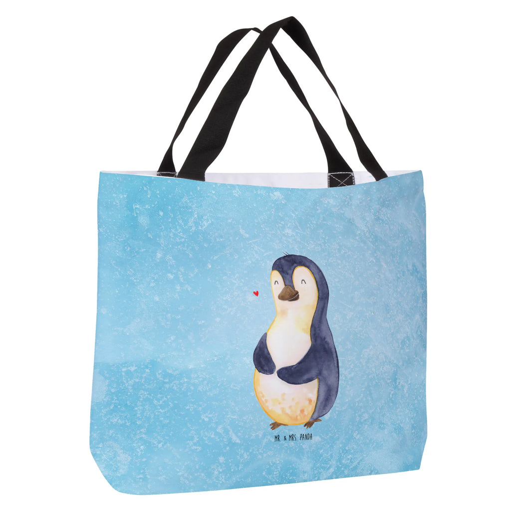 Shopper Pinguin Diät Beutel, Einkaufstasche, Tasche, Strandtasche, Einkaufsbeutel, Shopper, Schultasche, Freizeittasche, Tragebeutel, Schulbeutel, Alltagstasche, Pinguin, Pinguine, Diät, Abnehmen, Abspecken, Gewicht, Motivation, Selbstliebe, Körperliebe, Selbstrespekt