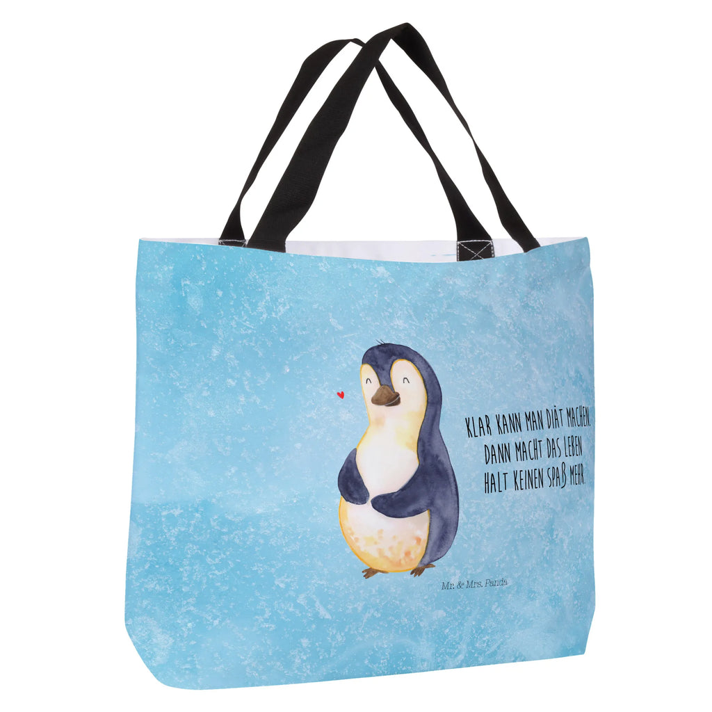 Shopper Pinguin Diät Beutel, Einkaufstasche, Tasche, Strandtasche, Einkaufsbeutel, Shopper, Schultasche, Freizeittasche, Tragebeutel, Schulbeutel, Alltagstasche, Pinguin, Pinguine, Diät, Abnehmen, Abspecken, Gewicht, Motivation, Selbstliebe, Körperliebe, Selbstrespekt