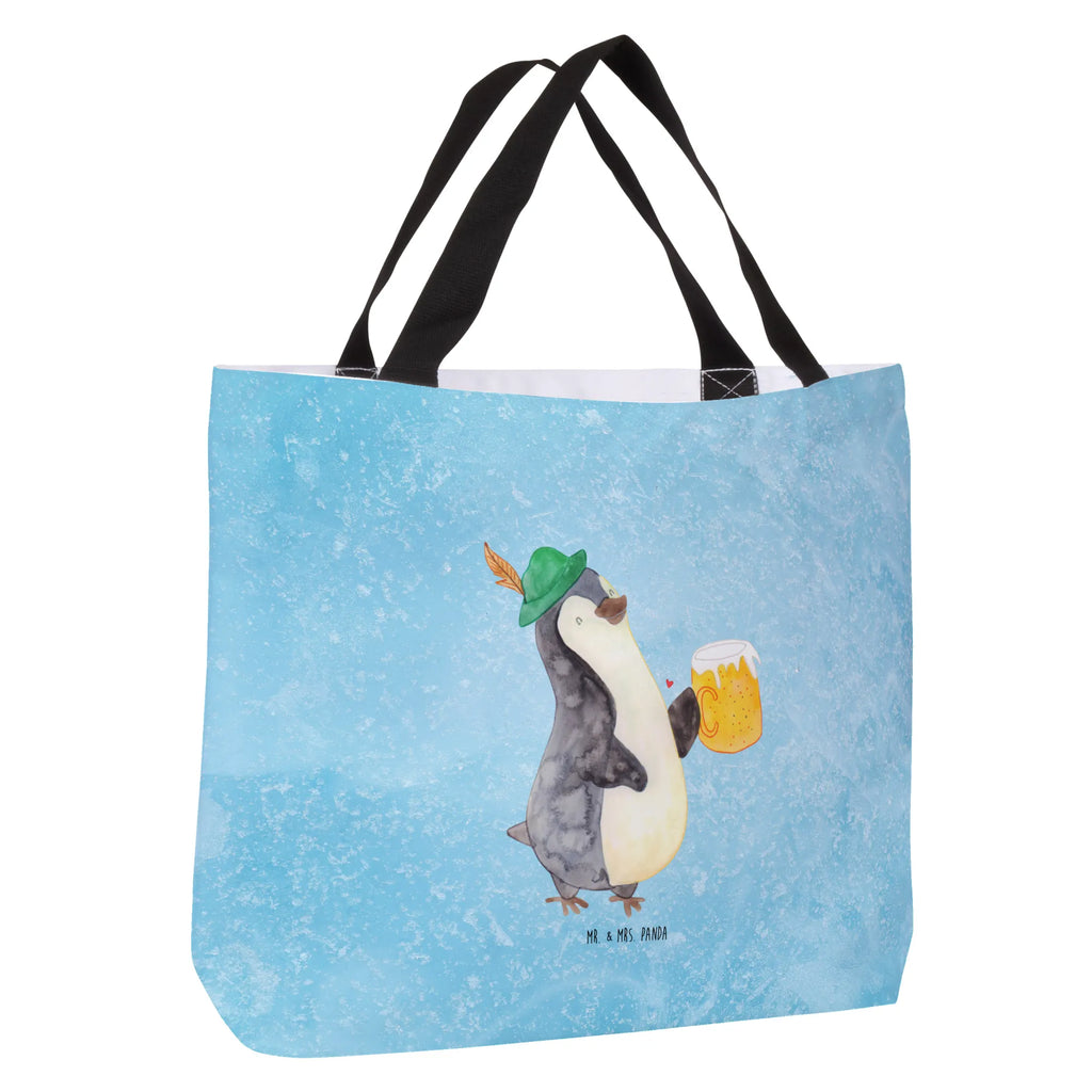 Shopper Pinguin Bier Beutel, Einkaufstasche, Tasche, Strandtasche, Einkaufsbeutel, Shopper, Schultasche, Freizeittasche, Tragebeutel, Schulbeutel, Alltagstasche, Pinguin, Pinguine, Bier, Oktoberfest