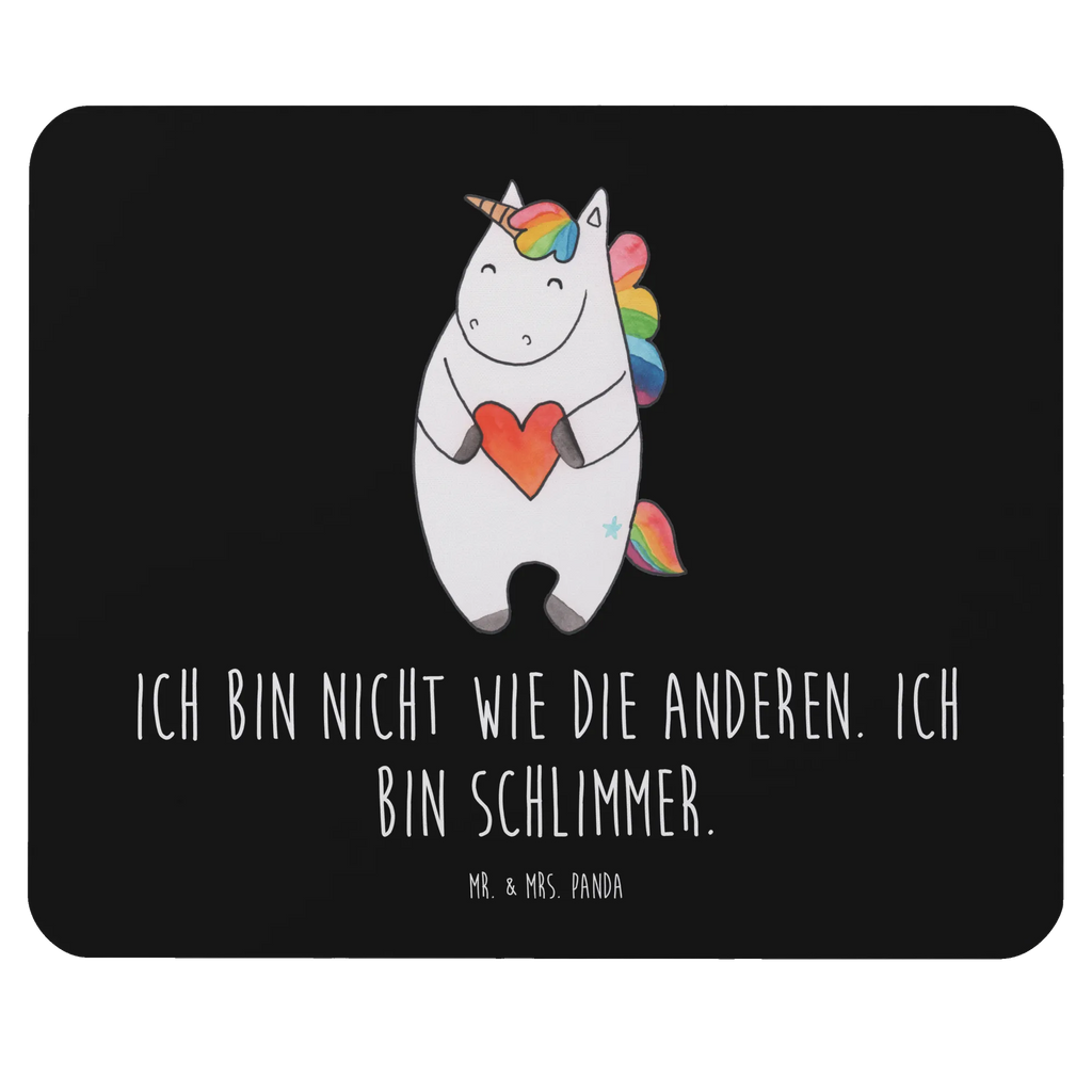 Mauspad Einhorn Herz Mousepad, Computer zubehör, Büroausstattung, PC Zubehör, Arbeitszimmer, Mauspad, Einzigartiges Mauspad, Designer Mauspad, Mausunterlage, Mauspad Büro, Einhorn, Einhörner, Einhorn Deko, Pegasus, Unicorn, Herz, schlimm, böse, witzig, lustig, Freundin, anders, bunt