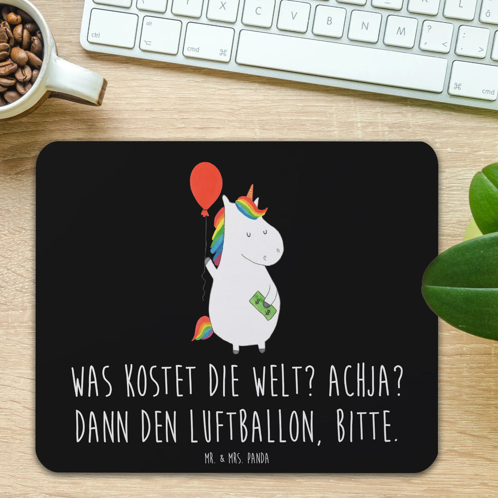 Mauspad Einhorn Luftballon Mousepad, Computer zubehör, Büroausstattung, PC Zubehör, Arbeitszimmer, Mauspad, Einzigartiges Mauspad, Designer Mauspad, Mausunterlage, Mauspad Büro, Einhorn, Einhörner, Einhorn Deko, Pegasus, Unicorn, Luftballon, Geld, Lebenslust, Freude, Geschenk, Freundin