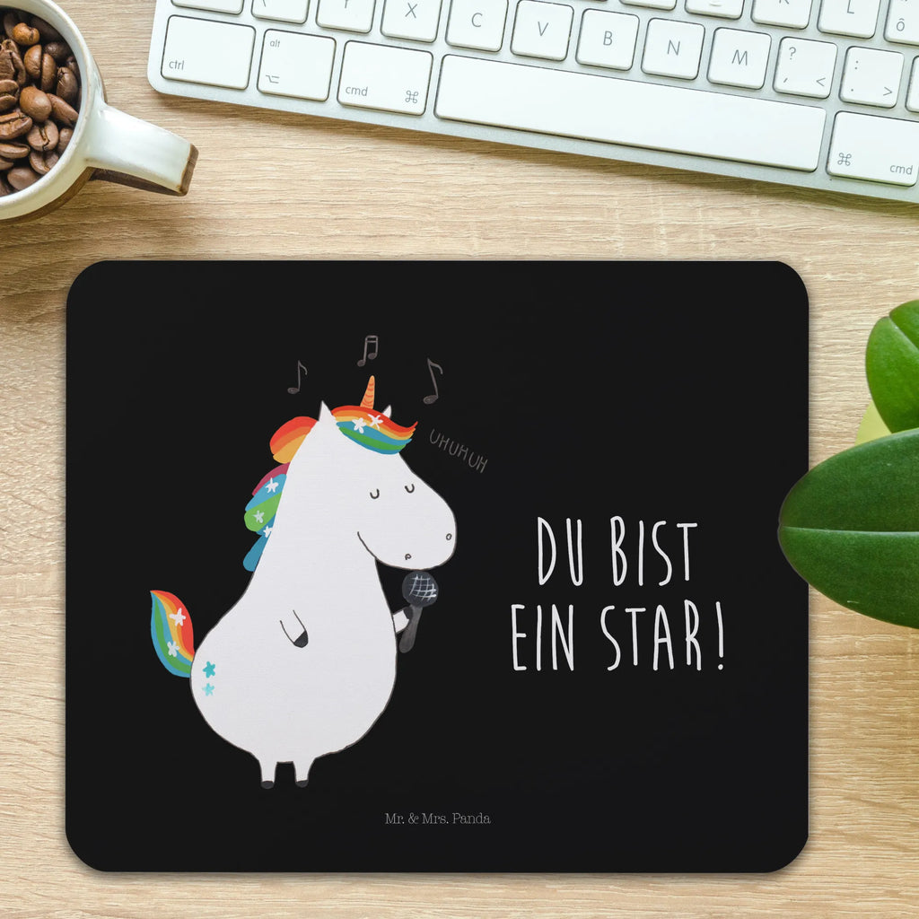 Mauspad Einhorn Sänger Mousepad, Computer zubehör, Büroausstattung, PC Zubehör, Arbeitszimmer, Mauspad, Einzigartiges Mauspad, Designer Mauspad, Mausunterlage, Mauspad Büro, Einhorn, Einhörner, Einhorn Deko, Pegasus, Unicorn, Glitzer, Konfetti, Party, Geburtstag, Feier, Fest, Disco, Sängerin, Sänger, Freundin