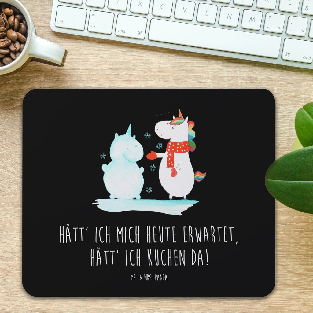 Mauspad Einhorn Schneemann Mousepad, Computer zubehör, Büroausstattung, PC Zubehör, Arbeitszimmer, Mauspad, Einzigartiges Mauspad, Designer Mauspad, Mausunterlage, Mauspad Büro, Einhorn, Einhörner, Einhorn Deko, Pegasus, Unicorn, Schneemann, Winter, Schnee, Kuchen, Weihnachten, kalt, Mütze, Handschuhe, X-Mas