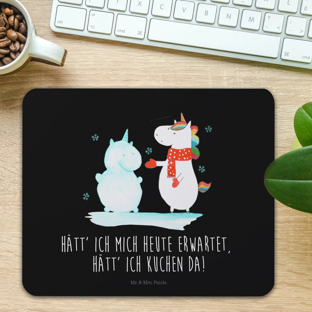 Mauspad Einhorn Schneemann Mousepad, Computer zubehör, Büroausstattung, PC Zubehör, Arbeitszimmer, Mauspad, Einzigartiges Mauspad, Designer Mauspad, Mausunterlage, Mauspad Büro, Einhorn, Einhörner, Einhorn Deko, Pegasus, Unicorn, Schneemann, Winter, Schnee, Kuchen, Weihnachten, kalt, Mütze, Handschuhe, X-Mas