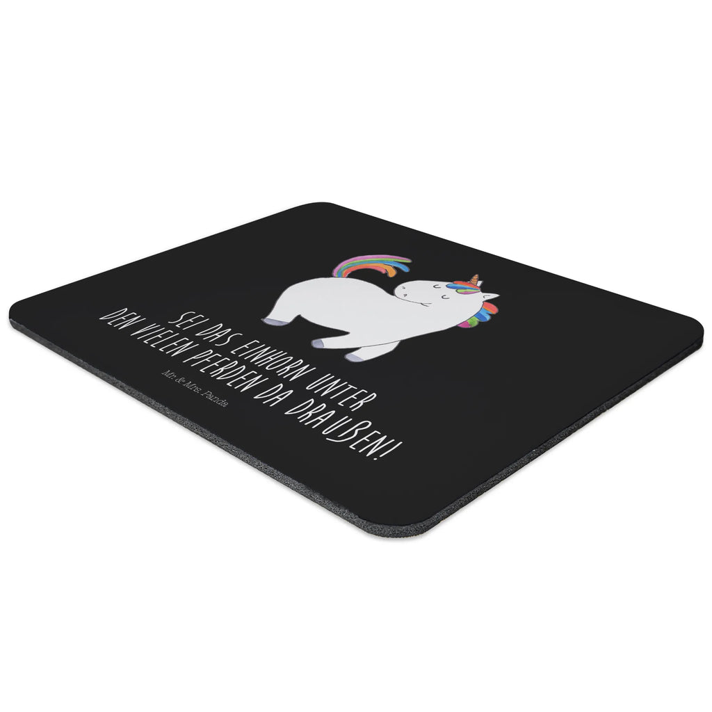 Mauspad Einhorn Stolzieren Mousepad, Computer zubehör, Büroausstattung, PC Zubehör, Arbeitszimmer, Mauspad, Einzigartiges Mauspad, Designer Mauspad, Mausunterlage, Mauspad Büro, Einhorn, Einhörner, Einhorn Deko, Pegasus, Unicorn, stolz, anders, bunt, Pferd, Reiter, Reiten, Freundin, Geschenk