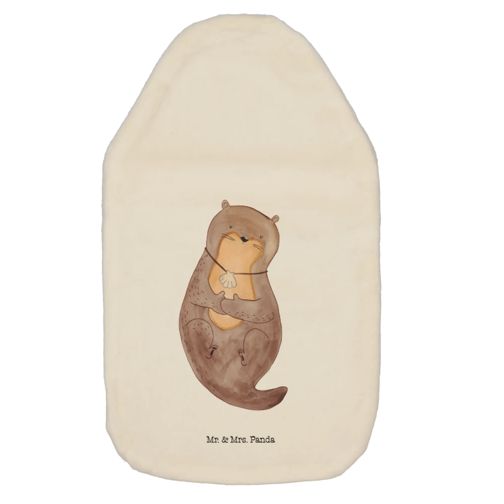 Wärmflasche Otter Muschel Wärmekissen, Kinderwärmflasche, Körnerkissen, Wärmflaschenbezug, Wärmflasche mit Bezug, Wärmflasche, Bettflasche, Kleine Wärmflasche, Otter, Fischotter, Seeotter, Otterliebe, grübeln, träumen, Motivation, Tagträumen, Büro