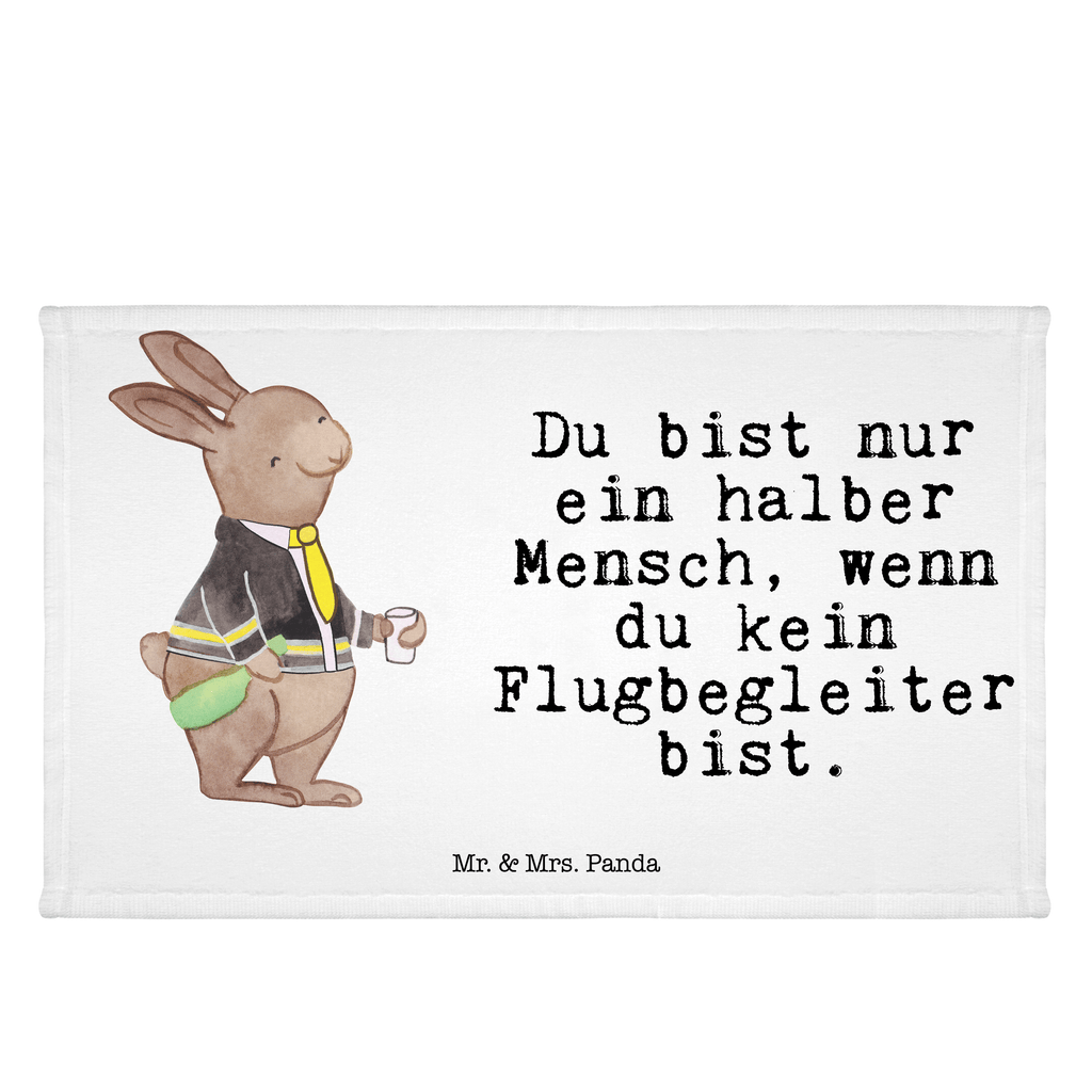 Handtuch Flugbegleiter mit Herz Gästetuch, Reisehandtuch, Sport Handtuch, Frottier, Kinder Handtuch, Beruf, Ausbildung, Jubiläum, Abschied, Rente, Kollege, Kollegin, Geschenk, Schenken, Arbeitskollege, Mitarbeiter, Firma, Danke, Dankeschön, Flugbegleiter, Steward, Flugsteward, Flight-Attendant