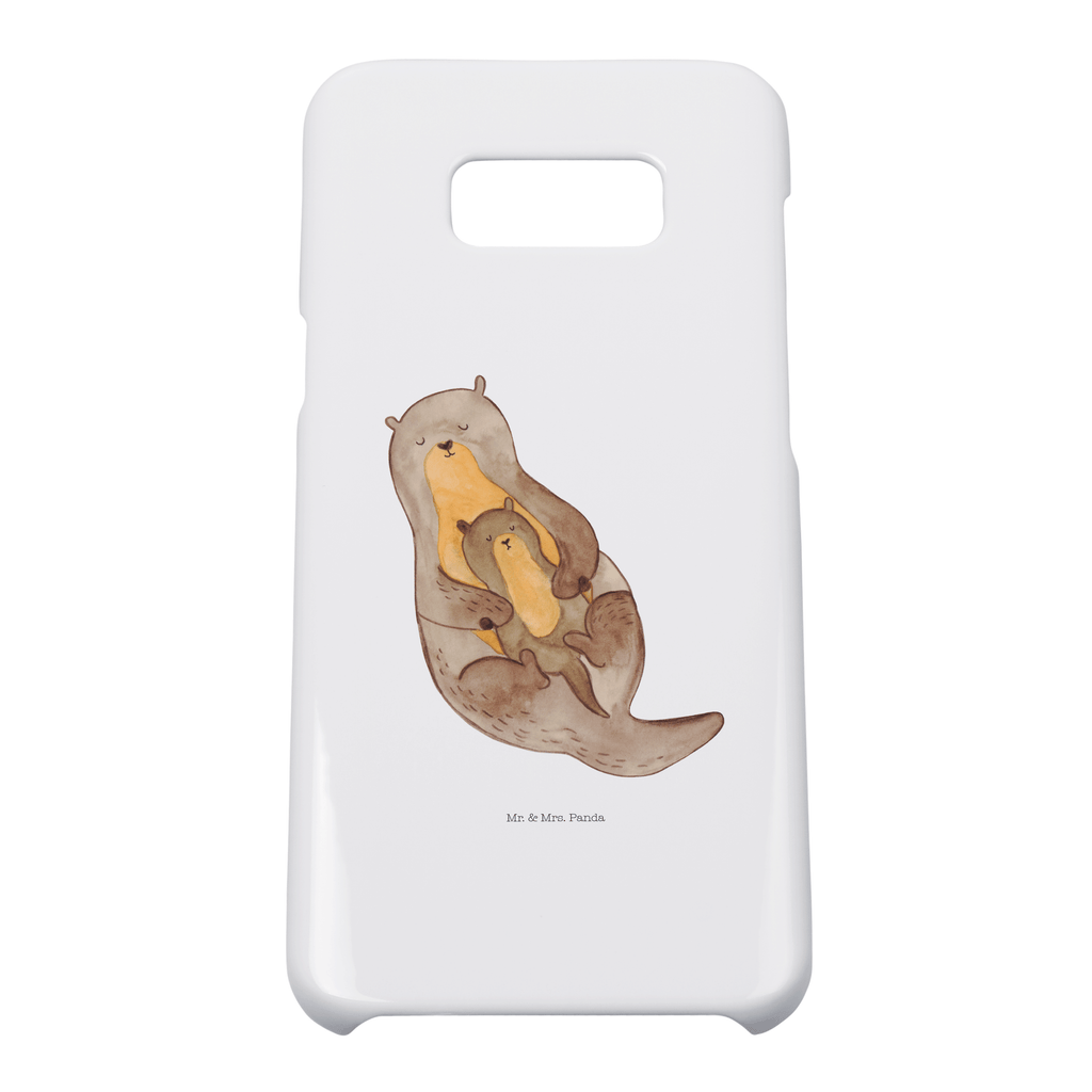 Handyhülle Otter Kind Handyhülle, Handycover, Cover, Handy, Hülle, Samsung Galaxy S8 plus, Otter, Fischotter, Seeotter, Otter Seeotter See Otter