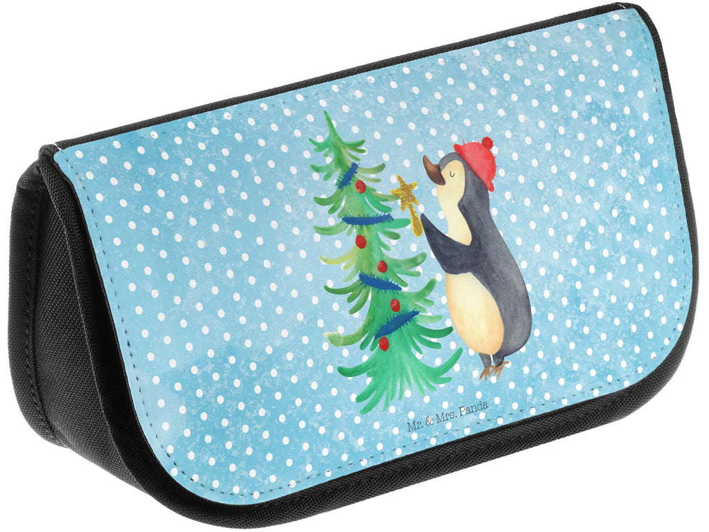 Kosmetiktasche Pinguin Weihnachtsbaum Kosmetikbeutel, Kulturtasche, Kulturbeutel, Schminktasche, Make-Up Tasche, Kosmetiktasche, Beauty Bag, Kosmetiktasche Damen, Make Up Tasche, Kosmetik Tasche, Kosmetiktasche Klein, Kleine Kosmetiktasche, Schminktasche Klein, Kosmetiktasche Mit Fächern, Schminktäschen, Schminke Tasche, Kosmetiktaschen Damen, Beauty Case, Schmink Täschchen, Winter, Weihnachten, Weihnachtsdeko, Nikolaus, Advent, Heiligabend, Wintermotiv, Pinguin