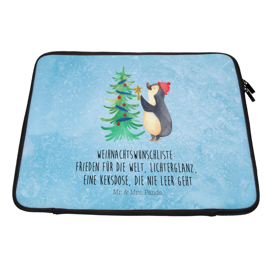 Notebook Tasche Pinguin Weihnachtsbaum Notebook Tasche, Laptop, Computertasche, Tasche, Notebook-Tasche, Notebook-Reisehülle, Notebook Schutz, Winter, Weihnachten, Weihnachtsdeko, Nikolaus, Advent, Heiligabend, Wintermotiv, Pinguin