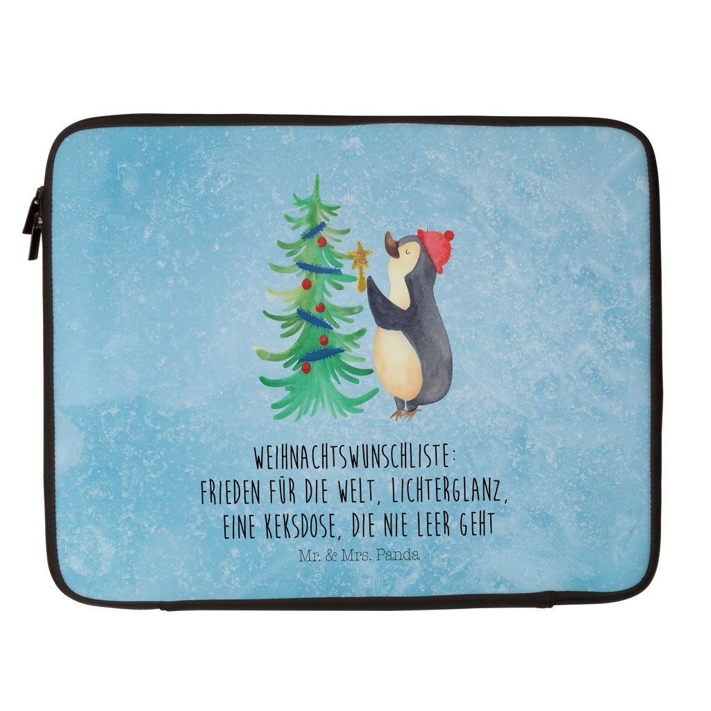 Notebook Tasche Pinguin Weihnachtsbaum Notebook Tasche, Laptop, Computertasche, Tasche, Notebook-Tasche, Notebook-Reisehülle, Notebook Schutz, Winter, Weihnachten, Weihnachtsdeko, Nikolaus, Advent, Heiligabend, Wintermotiv, Pinguin