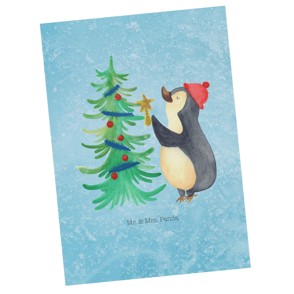 Postkarte Pinguin Weihnachtsbaum Postkarte, Karte, Geschenkkarte, Grußkarte, Einladung, Ansichtskarte, Geburtstagskarte, Einladungskarte, Dankeskarte, Ansichtskarten, Einladung Geburtstag, Einladungskarten Geburtstag, Winter, Weihnachten, Weihnachtsdeko, Nikolaus, Advent, Heiligabend, Wintermotiv, Pinguin