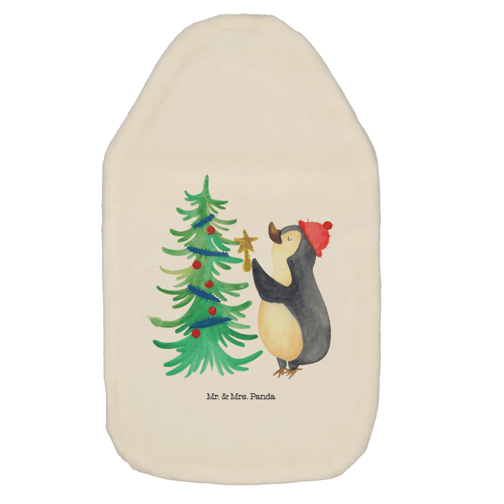 Wärmflasche Pinguin Weihnachtsbaum Wärmekissen, Kinderwärmflasche, Körnerkissen, Wärmflaschenbezug, Wärmflasche mit Bezug, Wärmflasche, Bettflasche, Kleine Wärmflasche, Winter, Weihnachten, Weihnachtsdeko, Nikolaus, Advent, Heiligabend, Wintermotiv, Pinguin