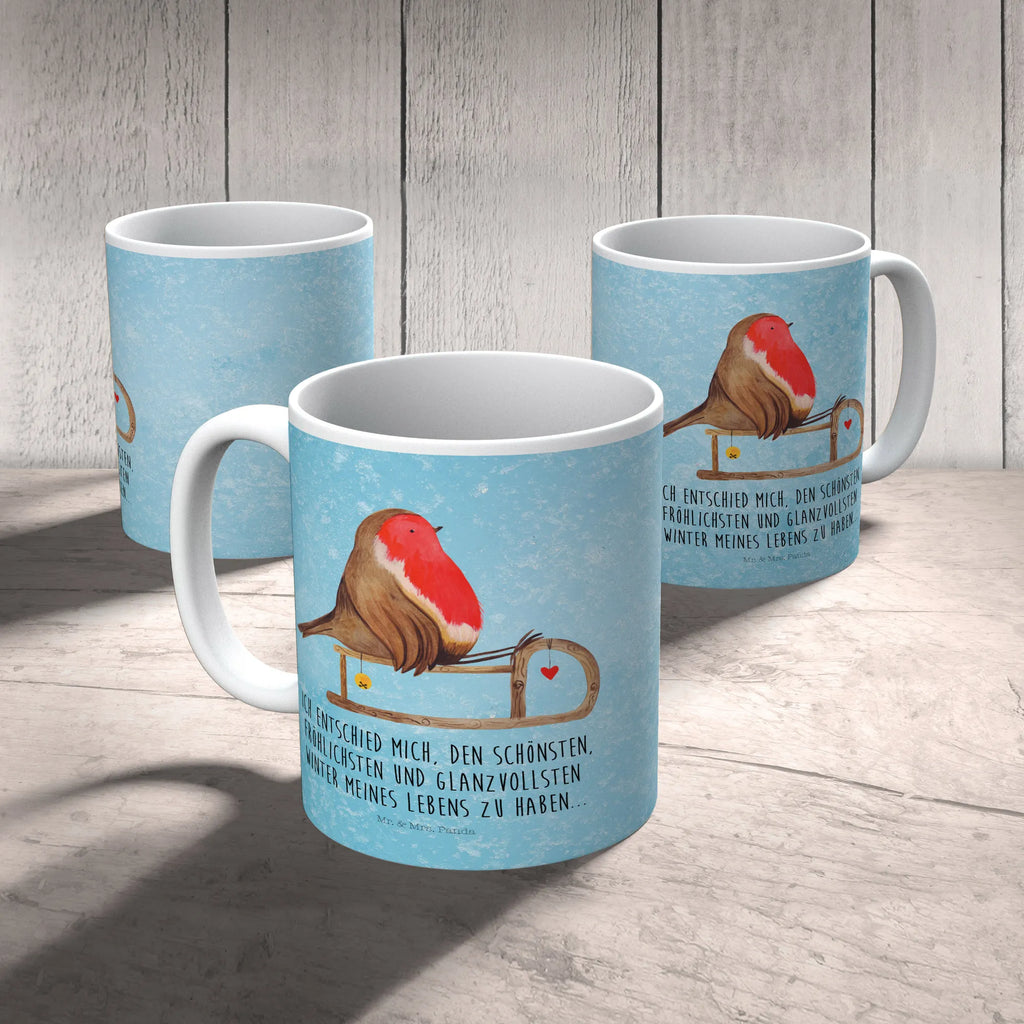 Kindertasse Rotkehlchen Schlitten Kindertasse, Kinder Tasse, Kunststoff Tasse, Kindergarten Tasse, Trinkbecher, Camping Becher, Kaffeetasse, Kunststoffbecher, Kindergartenbecher, Outdoorgeschirr, Kunststoffgeschirr, Reisebecher, Reisetasse, Kinderbecher, Bruchfeste Tasse, Bruchsichere Tasse, Plastik Tasse, Plastiktasse, Winter, Weihnachten, Weihnachtsdeko, Nikolaus, Advent, Heiligabend, Wintermotiv, Schlitten, Vogel