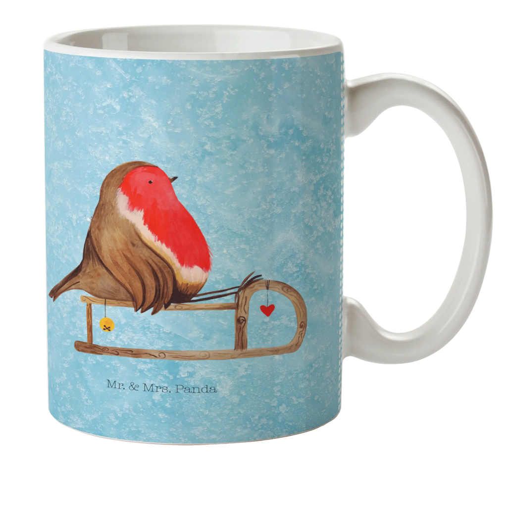 Kindertasse Rotkehlchen Schlitten Kindertasse, Kinder Tasse, Kunststoff Tasse, Kindergarten Tasse, Trinkbecher, Camping Becher, Kaffeetasse, Kunststoffbecher, Kindergartenbecher, Outdoorgeschirr, Kunststoffgeschirr, Reisebecher, Reisetasse, Kinderbecher, Bruchfeste Tasse, Bruchsichere Tasse, Plastik Tasse, Plastiktasse, Winter, Weihnachten, Weihnachtsdeko, Nikolaus, Advent, Heiligabend, Wintermotiv, Schlitten, Vogel