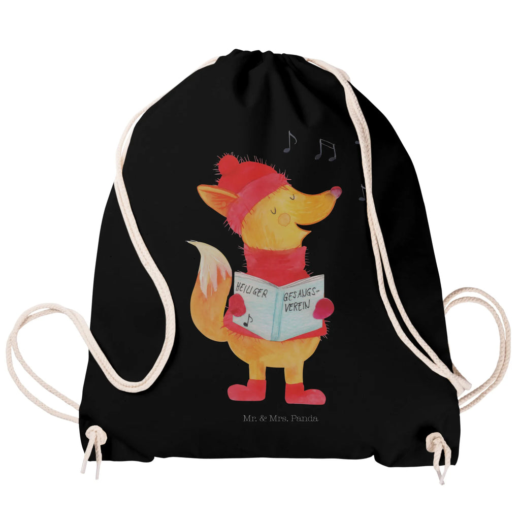 Sportbeutel Fuchs Sänger Sportbeutel, Turnbeutel, Beutel, Sporttasche, Tasche, Stoffbeutel, Sportbeutel Kinder, Gymsack, Beutel Rucksack, Kleine Sporttasche, Sportzubehör, Turnbeutel Baumwolle, Winter, Weihnachten, Weihnachtsdeko, Nikolaus, Advent, Heiligabend, Wintermotiv, Fuchs, Füchse, Sänger, Geschenk Sänger, Singen, Weihnachtslieder