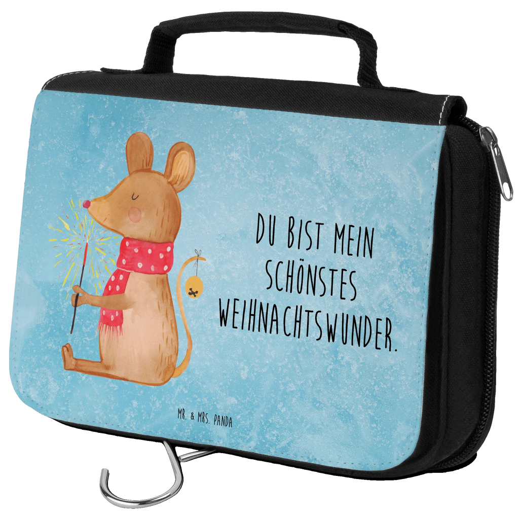 Kulturbeutel Maus Weihnachten Kulturbeutel, Zum Aufhängen, Waschtasche, Kosmetiktasche, Damen, Herren, Aufbewahrungstasche, Schminktasche, Kosmetikbeutel, Organizer, Kulturtasche, Schminkutensil, Winter, Weihnachten, Weihnachtsdeko, Nikolaus, Advent, Heiligabend, Wintermotiv, Frohe Weihnachten, Weihnachtsgruß, Weihnachtsmotiv, Maus, Mäuschen, Weihnachtswunder