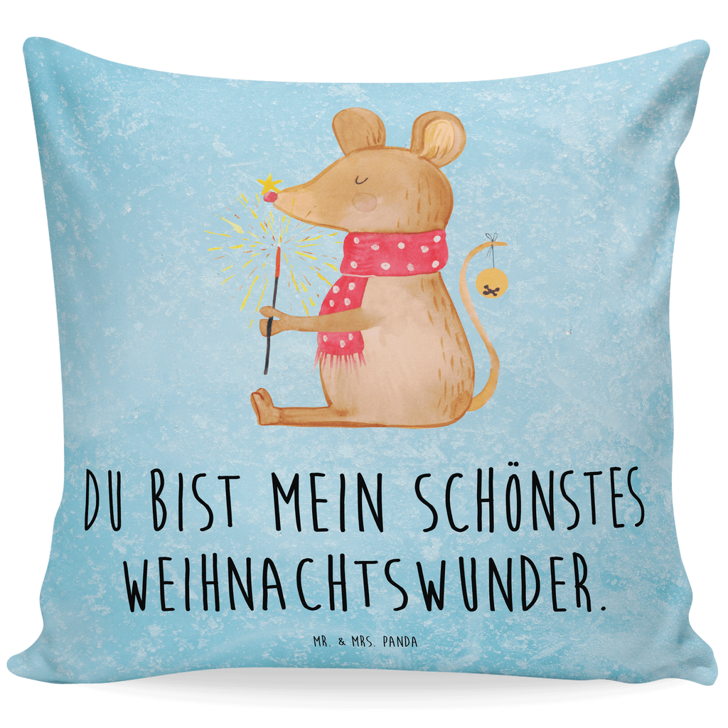 40x40 Kissen Maus Weihnachten Kissenhülle, Kopfkissen, Sofakissen, Dekokissen, Motivkissen, sofakissen, sitzkissen, Kissen, Kissenbezüge, Kissenbezug 40x40, Kissen 40x40, Kissenhülle 40x40, Zierkissen, Couchkissen, Dekokissen Sofa, Sofakissen 40x40, Dekokissen 40x40, Kopfkissen 40x40, Kissen 40x40 Waschbar, Winter, Weihnachten, Weihnachtsdeko, Nikolaus, Advent, Heiligabend, Wintermotiv, Frohe Weihnachten, Weihnachtsgruß, Weihnachtsmotiv, Maus, Mäuschen, Weihnachtswunder