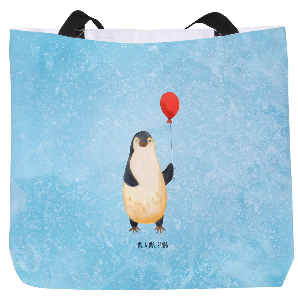 Shopper Pinguin Luftballon Beutel, Einkaufstasche, Tasche, Strandtasche, Einkaufsbeutel, Shopper, Schultasche, Freizeittasche, Tragebeutel, Schulbeutel, Alltagstasche, Pinguin, Pinguine, Luftballon, Tagträume, Lebenslust, Geschenk Freundin, Geschenkidee, beste Freundin, Motivation, Neustart, neues Leben, Liebe, Glück