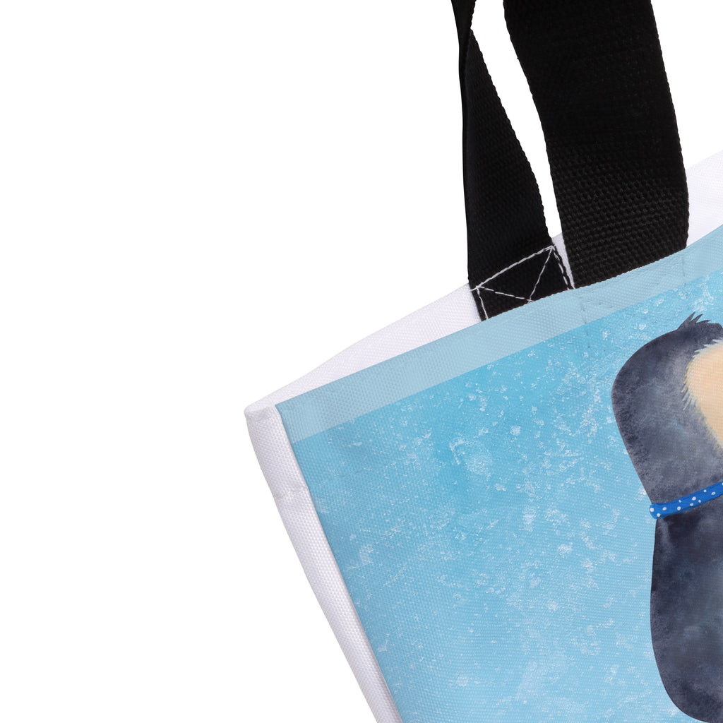 Shopper Pinguin Pärchen Beutel, Einkaufstasche, Tasche, Strandtasche, Einkaufsbeutel, Shopper, Schultasche, Freizeittasche, Tragebeutel, Schulbeutel, Alltagstasche, Pinguin, Pinguine, Liebe, Liebespaar, Liebesbeweis, Liebesgeschenk, Verlobung, Jahrestag, Hochzeitstag, Hochzeit, Hochzeitsgeschenk, große Liebe, Traumpaar