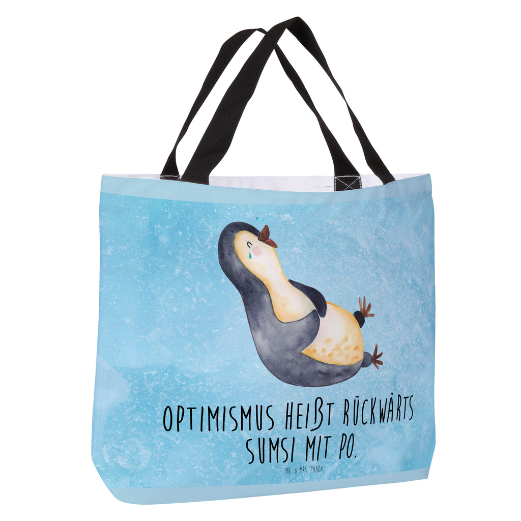 Shopper Pinguin Lachen Beutel, Einkaufstasche, Tasche, Strandtasche, Einkaufsbeutel, Shopper, Schultasche, Freizeittasche, Tragebeutel, Schulbeutel, Alltagstasche, Pinguin, Pinguine, lustiger Spruch, Optimismus, Fröhlich, Lachen, Humor, Fröhlichkeit