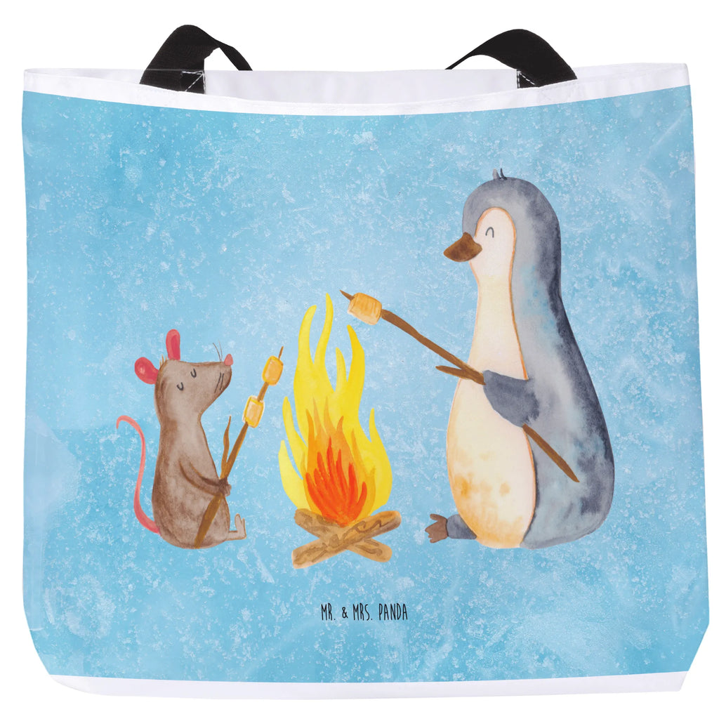 Shopper Pinguin Lagerfeuer Beutel, Einkaufstasche, Tasche, Strandtasche, Einkaufsbeutel, Shopper, Schultasche, Freizeittasche, Tragebeutel, Schulbeutel, Alltagstasche, Pinguin, Maus, Pinguine, Lagerfeuer, Leben, Arbeit, Job, Motivation, Büro, Büroalltag, Lebensspruch, Lebensmotivation, Neustart, Liebe, grillen, Feuer, Marshmallows