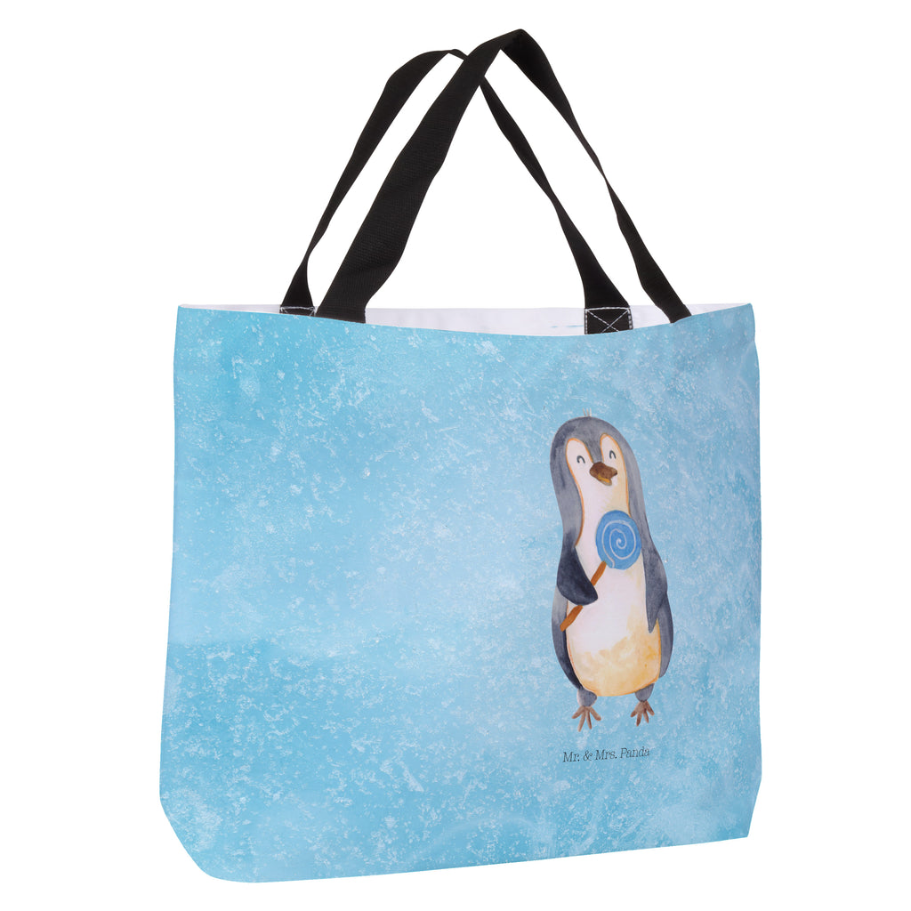 Shopper Pinguin Lolli Beutel, Einkaufstasche, Tasche, Strandtasche, Einkaufsbeutel, Shopper, Schultasche, Freizeittasche, Tragebeutel, Schulbeutel, Alltagstasche, Pinguin, Pinguine, Lolli, Süßigkeiten, Blödsinn, Spruch, Rebell, Gauner, Ganove, Rabauke