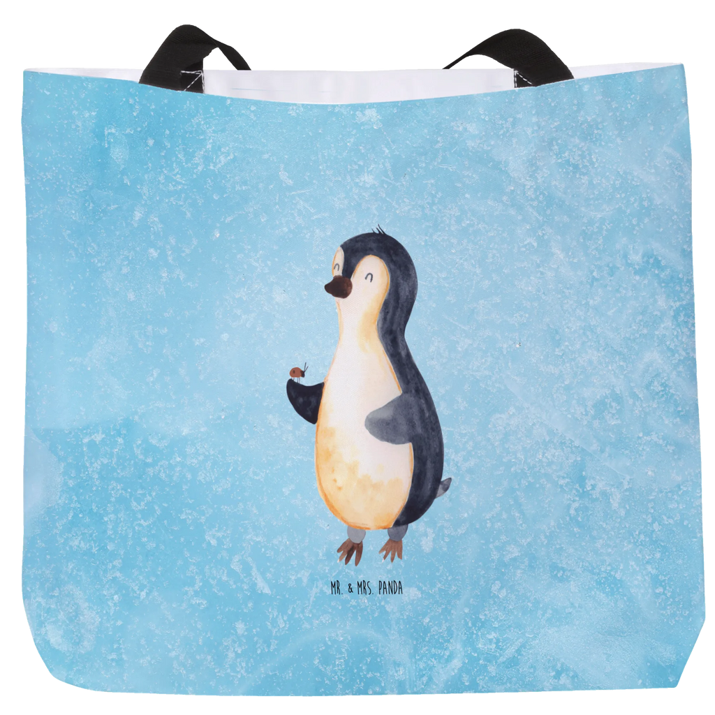 Shopper Pinguin Marienkäfer Beutel, Einkaufstasche, Tasche, Strandtasche, Einkaufsbeutel, Shopper, Schultasche, Freizeittasche, Tragebeutel, Schulbeutel, Alltagstasche, Pinguin, Pinguine, Marienkäfer, Liebe, Wunder, Glück, Freude, Lebensfreude