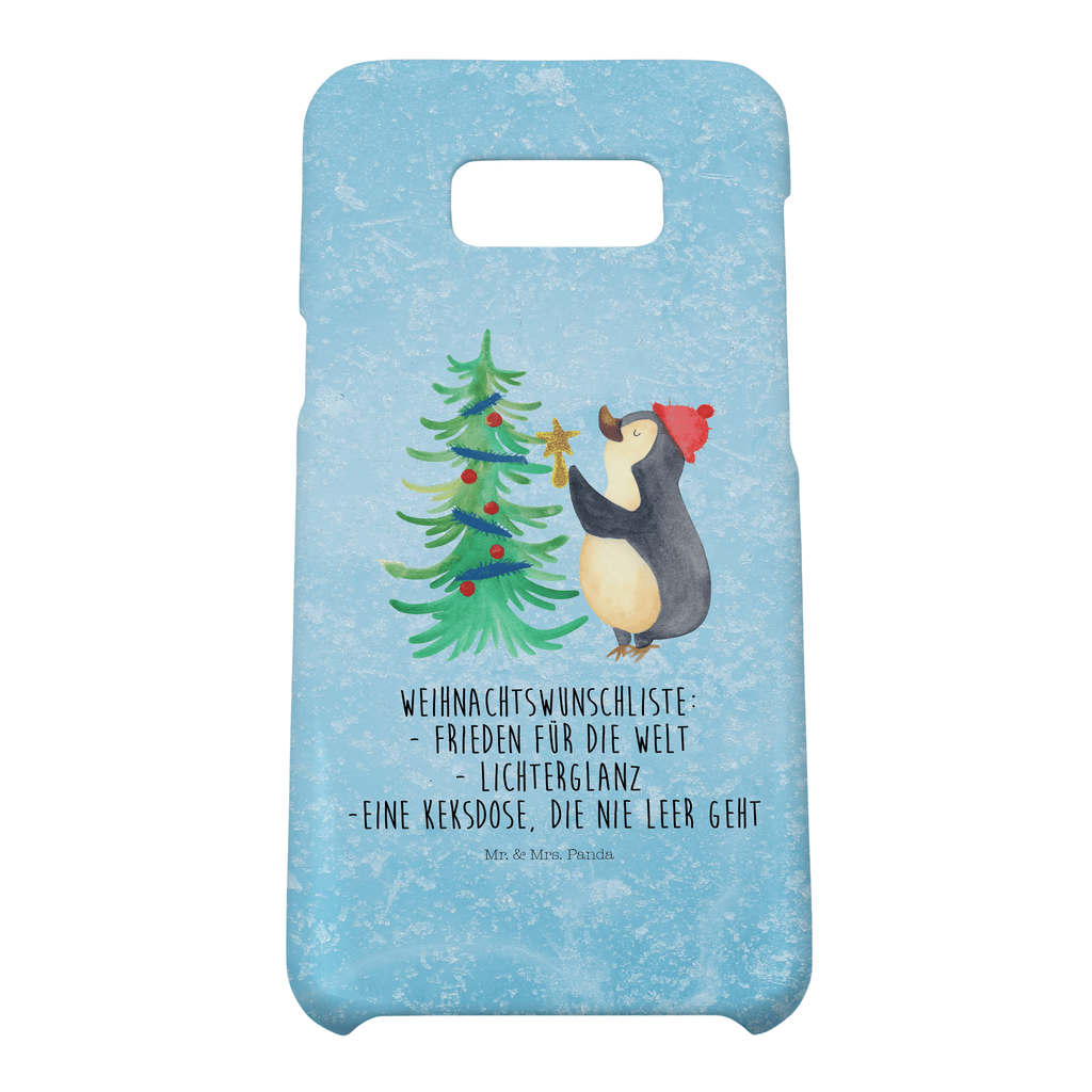 Handyhülle Pinguin Weihnachtsbaum Handyhülle, Handycover, Cover, Handy, Hülle, Iphone 10, Iphone X, Winter, Weihnachten, Weihnachtsdeko, Nikolaus, Advent, Heiligabend, Wintermotiv, Pinguin