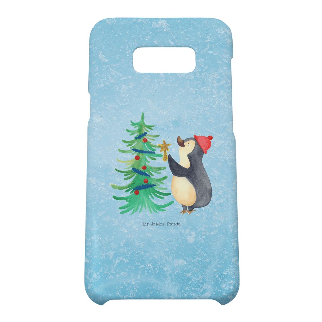 Handyhülle Pinguin Weihnachtsbaum Handyhülle, Handycover, Cover, Handy, Hülle, Iphone 10, Iphone X, Winter, Weihnachten, Weihnachtsdeko, Nikolaus, Advent, Heiligabend, Wintermotiv, Pinguin