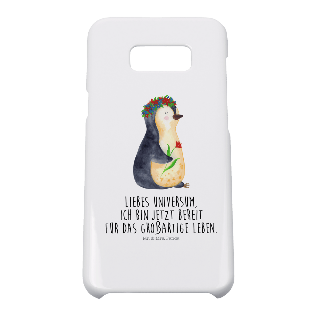 Handyhülle Pinguin Blumen Iphone 11, Handyhülle, Smartphone Hülle, Handy Case, Handycover, Hülle, Pinguin, Pinguine, Blumenkranz, Universum, Leben, Wünsche, Ziele, Lebensziele, Motivation, Lebenslust, Liebeskummer, Geschenkidee