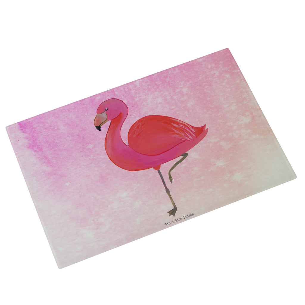 Glasschneidebrett Flamingo Classic Glasschneidebrett, Schneidebrett, Flamingo, Einzigartig, Selbstliebe, Stolz, ich, für mich, Spruch, Freundin, Freundinnen, Außenseiter, Sohn, Tochter, Geschwister