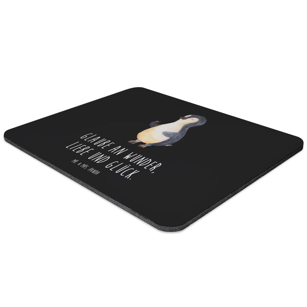 Mauspad Pinguin Marienkäfer Mousepad, Computer zubehör, Büroausstattung, PC Zubehör, Arbeitszimmer, Mauspad, Einzigartiges Mauspad, Designer Mauspad, Mausunterlage, Mauspad Büro, Pinguin, Pinguine, Marienkäfer, Liebe, Wunder, Glück, Freude, Lebensfreude