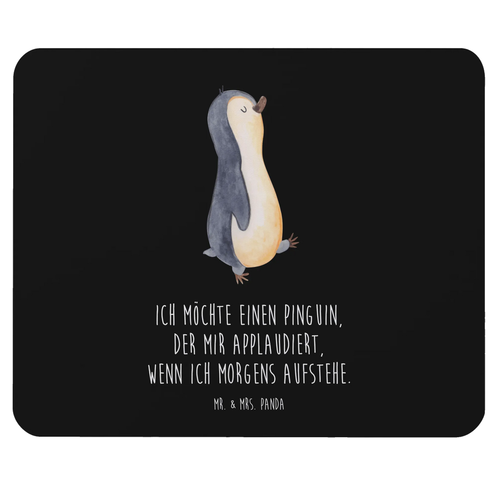 Mauspad Pinguin marschierend Mousepad, Computer zubehör, Büroausstattung, PC Zubehör, Arbeitszimmer, Mauspad, Einzigartiges Mauspad, Designer Mauspad, Mausunterlage, Mauspad Büro, Pinguin, Pinguine, Frühaufsteher, Langschläfer, Bruder, Schwester, Familie