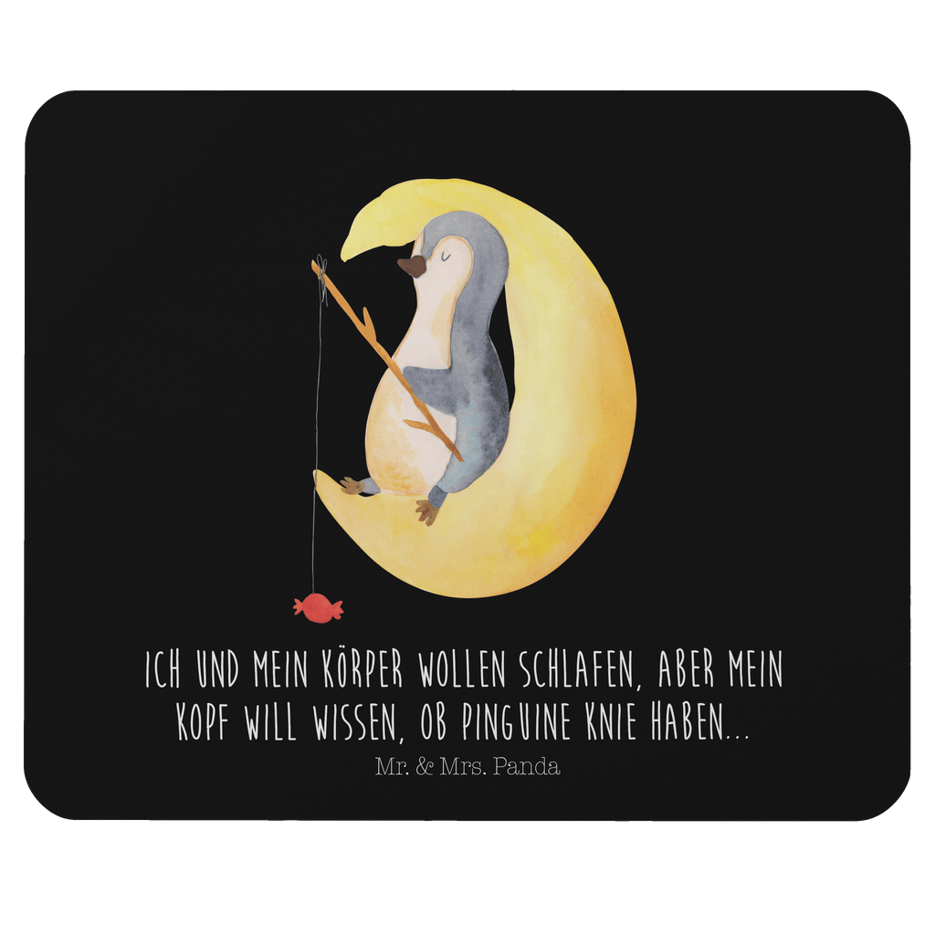 Mauspad Pinguin Mond Mousepad, Computer zubehör, Büroausstattung, PC Zubehör, Arbeitszimmer, Mauspad, Einzigartiges Mauspad, Designer Mauspad, Mausunterlage, Mauspad Büro, Pinguin, Pinguine, Spruch, schlafen, Nachtruhe, Einschlafen, Schlafzimmer, Schlafstörungen, Gästezimmer