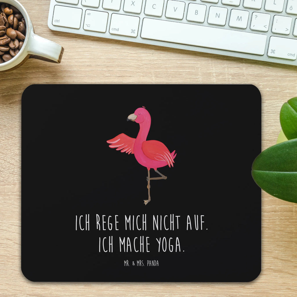 Mauspad Flamingo Yoga Mousepad, Computer zubehör, Büroausstattung, PC Zubehör, Arbeitszimmer, Mauspad, Einzigartiges Mauspad, Designer Mauspad, Mausunterlage, Mauspad Büro, Flamingo, Vogel, Yoga, Namaste, Achtsamkeit, Yoga-Übung, Entspannung, Ärger, Aufregen, Tiefenentspannung