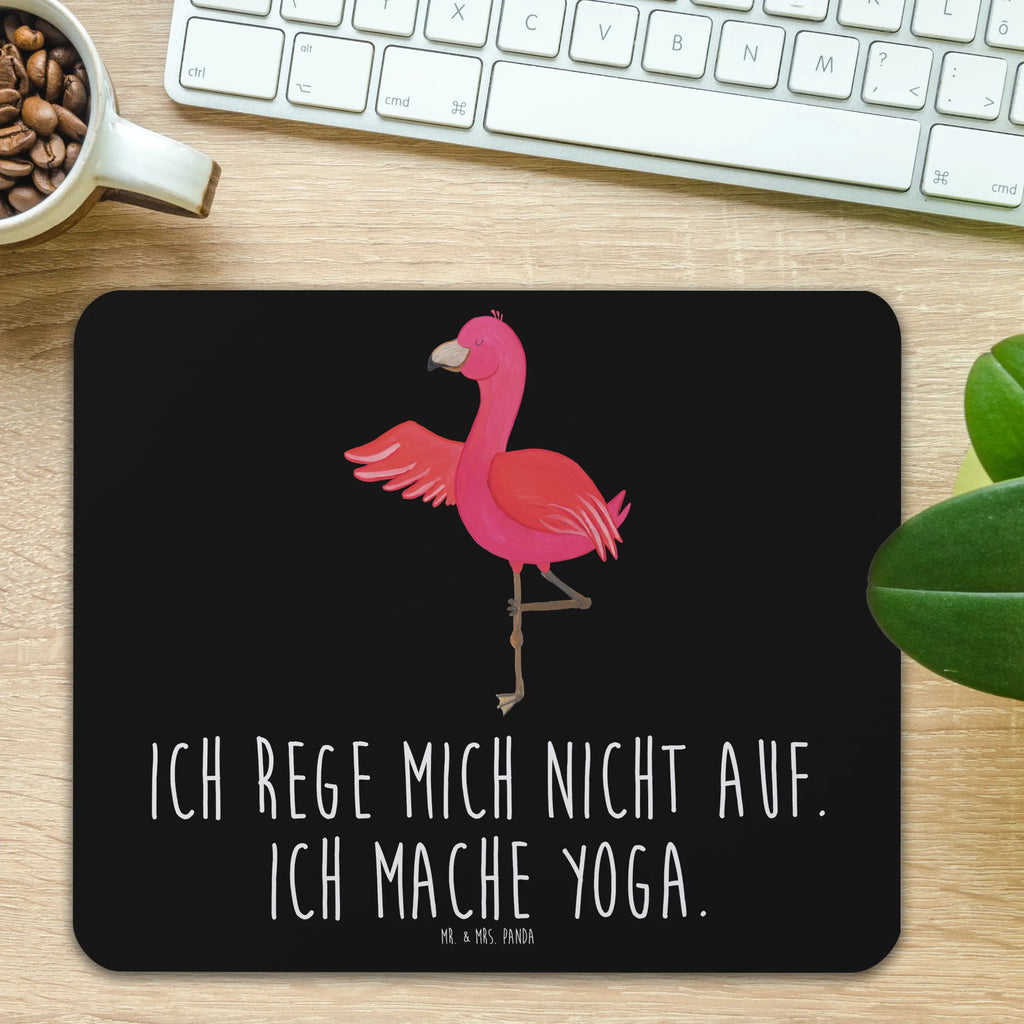 Mauspad Flamingo Yoga Mousepad, Computer zubehör, Büroausstattung, PC Zubehör, Arbeitszimmer, Mauspad, Einzigartiges Mauspad, Designer Mauspad, Mausunterlage, Mauspad Büro, Flamingo, Vogel, Yoga, Namaste, Achtsamkeit, Yoga-Übung, Entspannung, Ärger, Aufregen, Tiefenentspannung