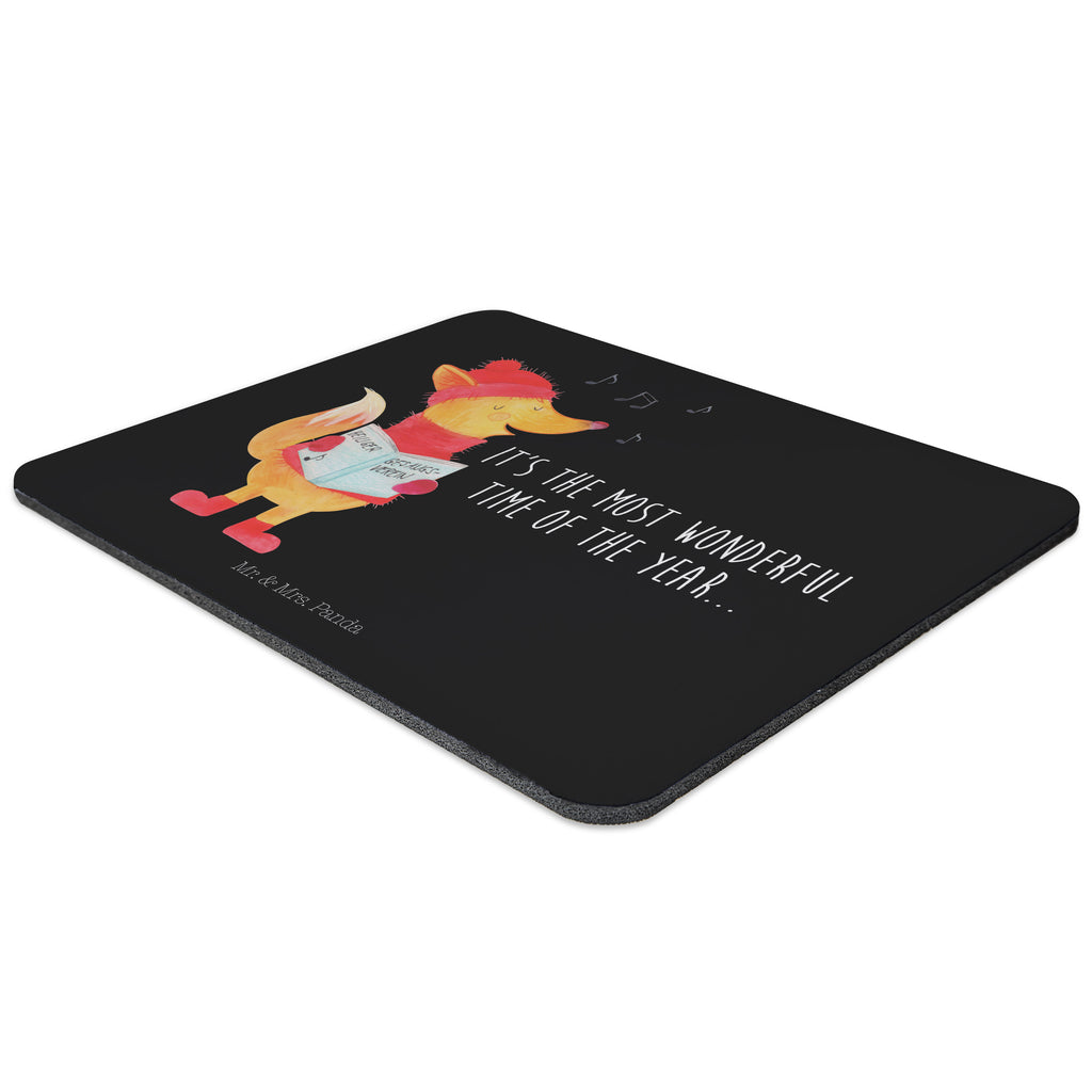 Mauspad Fuchs Sänger Mousepad, Computer zubehör, Büroausstattung, PC Zubehör, Arbeitszimmer, Mauspad, Einzigartiges Mauspad, Designer Mauspad, Mausunterlage, Mauspad Büro, Winter, Weihnachten, Weihnachtsdeko, Nikolaus, Advent, Heiligabend, Wintermotiv, Fuchs, Füchse, Sänger, Geschenk Sänger, Singen, Weihnachtslieder