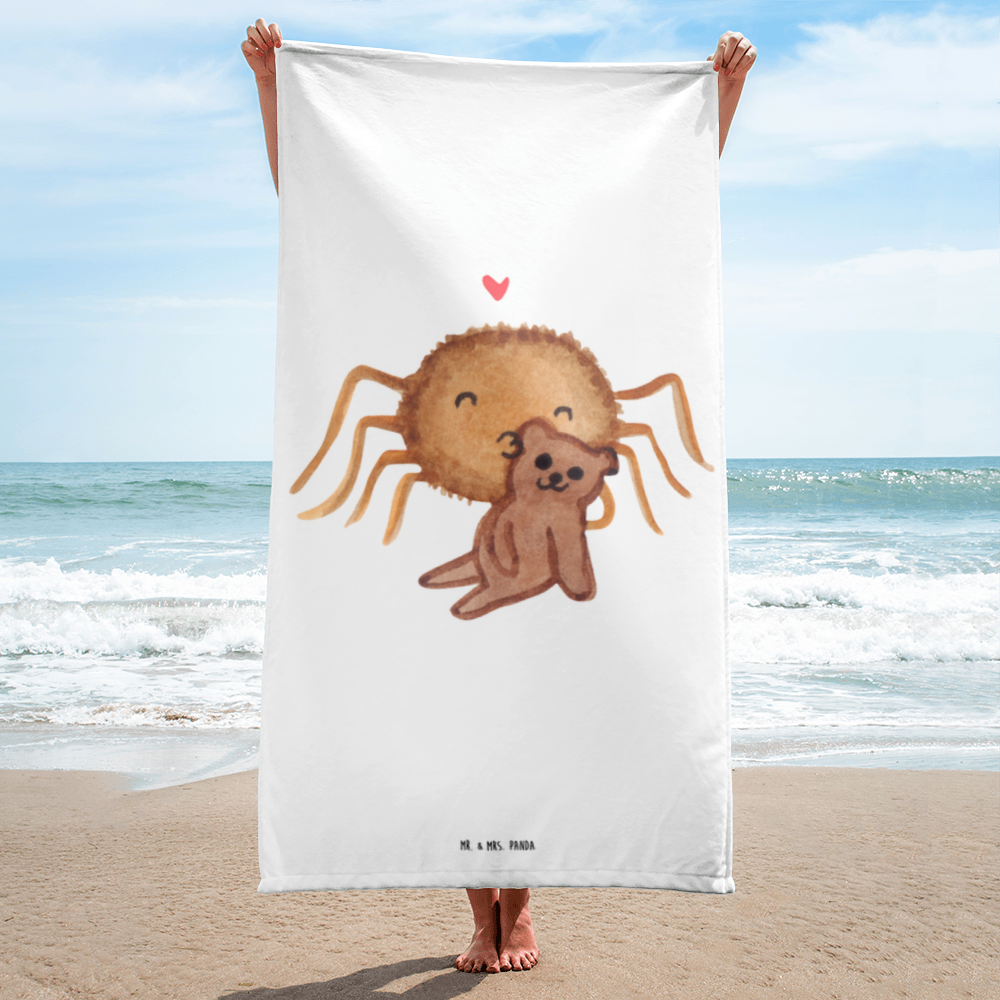 XL Badehandtuch Spinne Agathe Teddy Handtuch, Badetuch, Duschtuch, Strandtuch, Saunatuch, Spinne Agathe, Spinne, Agathe, Videos, Merchandise, Freundschaft, Liebesgeschenk, Verliebt, Liebesbeweis, Teddy, Treue, Miteinander, Dankeschön