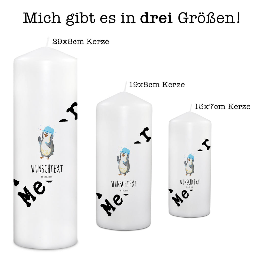 Personalisierte Kerze Pinguin duscht Kerze, Taufkerze, Kommunionskerze, Geburtstagskerze, Geschenk Kerze, Taufgeschenk Kerze, Kerze mit Druck, Besondere Kerze, Geschenkidee Kerze, Kerze für Kommunion, kerze personalisiert, personalisierte kerze, personalisierte kerzen, Pinguin, Pinguine, Dusche, duschen, Lebensmotto, Motivation, Neustart, Neuanfang, glücklich sein