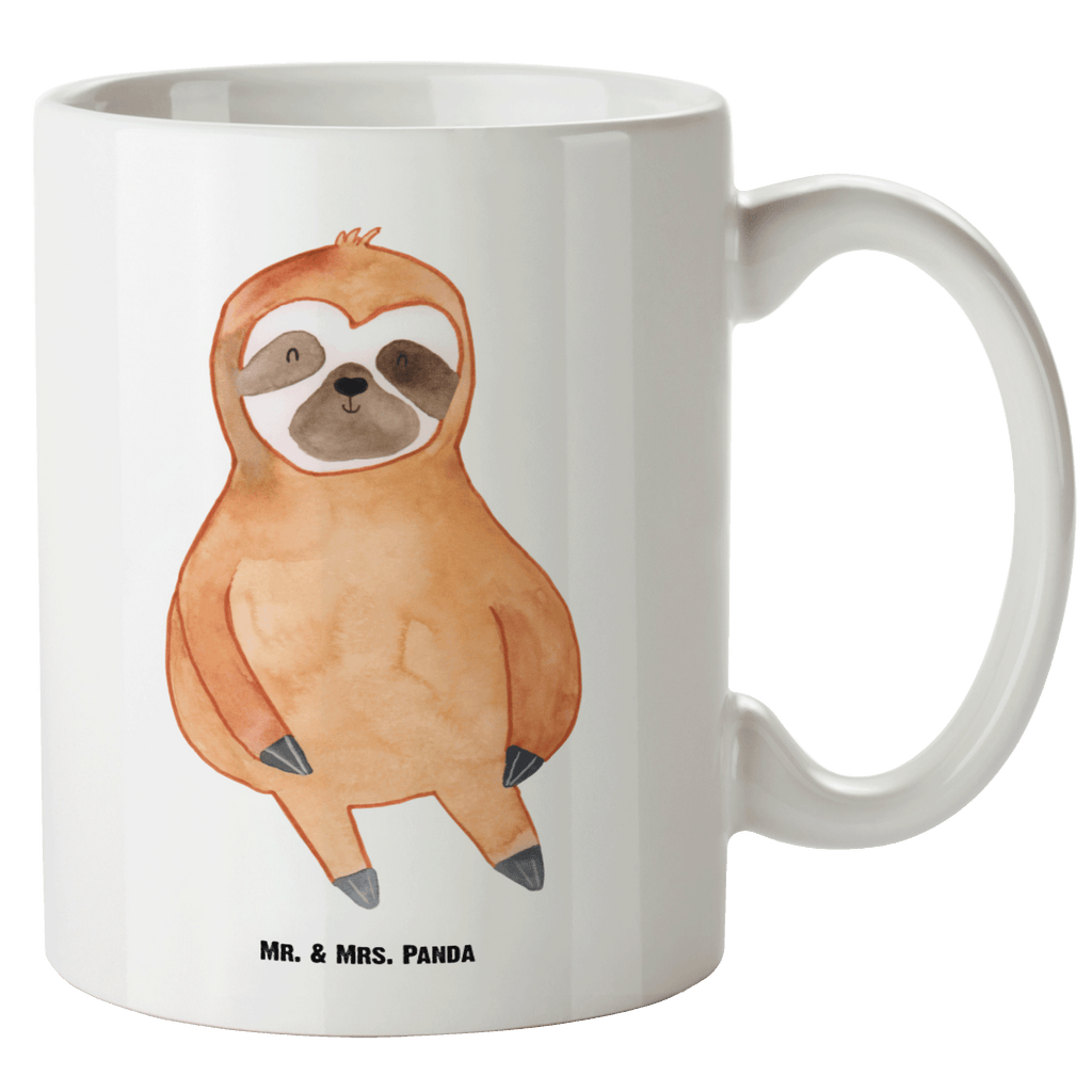 XL Tasse Faultier Zufrieden XL Tasse, Große Tasse, Grosse Kaffeetasse, XL Becher, XL Teetasse, spülmaschinenfest, Jumbo Tasse, Groß, Faultier, Faultier Geschenk, Faultier Deko, Faultiere, faul, Lieblingstier, Pause, relaxen, Glück, glücklich, zufrieden, happy, Zufriedenheit, Gelassenheit, Ruhe, Frieden