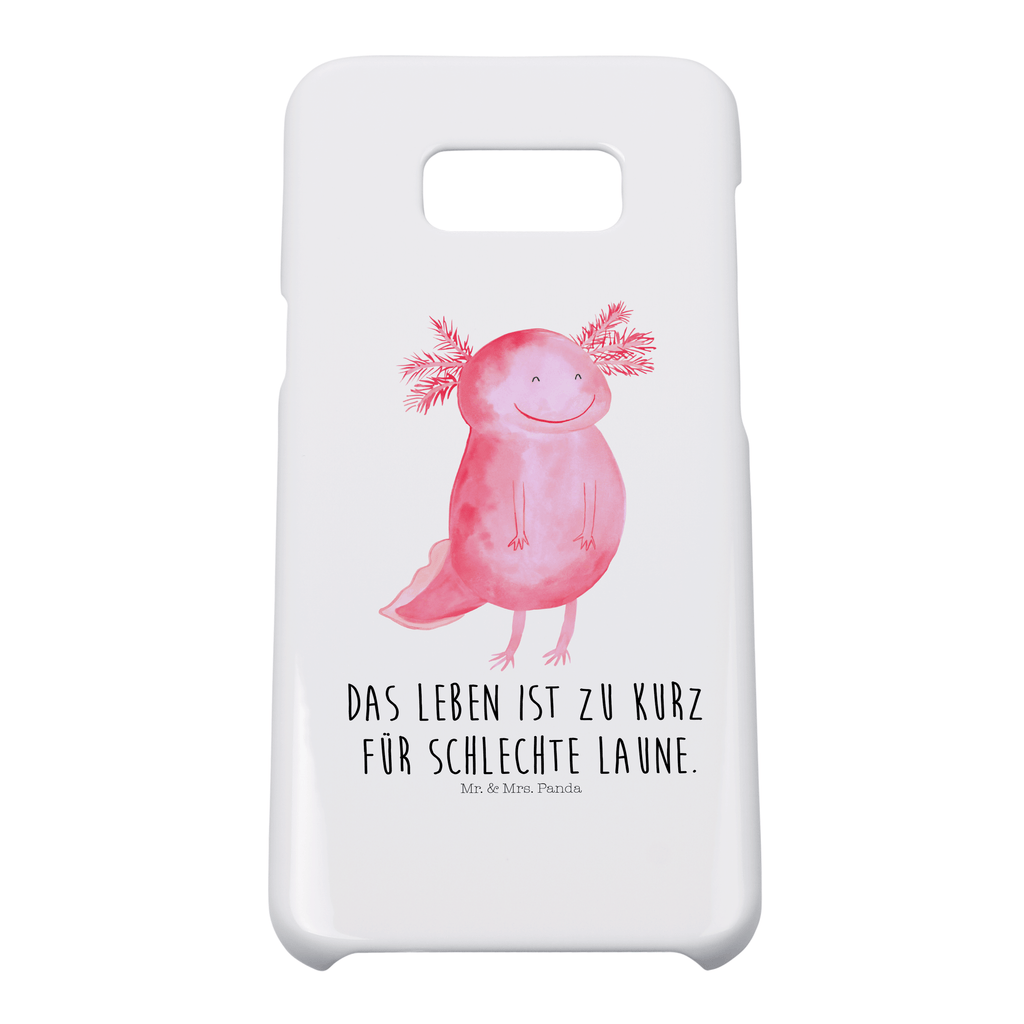 Handyhülle Axolotl Glücklich Handyhülle, Handycover, Cover, Handy, Hülle, Iphone 10, Iphone X, Axolotl, Molch, Axolot, Schwanzlurch, Lurch, Lurche, Motivation, gute Laune