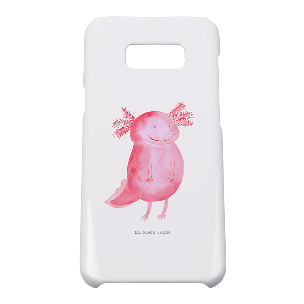 Handyhülle Axolotl Glücklich Handyhülle, Handycover, Cover, Handy, Hülle, Iphone 10, Iphone X, Axolotl, Molch, Axolot, Schwanzlurch, Lurch, Lurche, Motivation, gute Laune