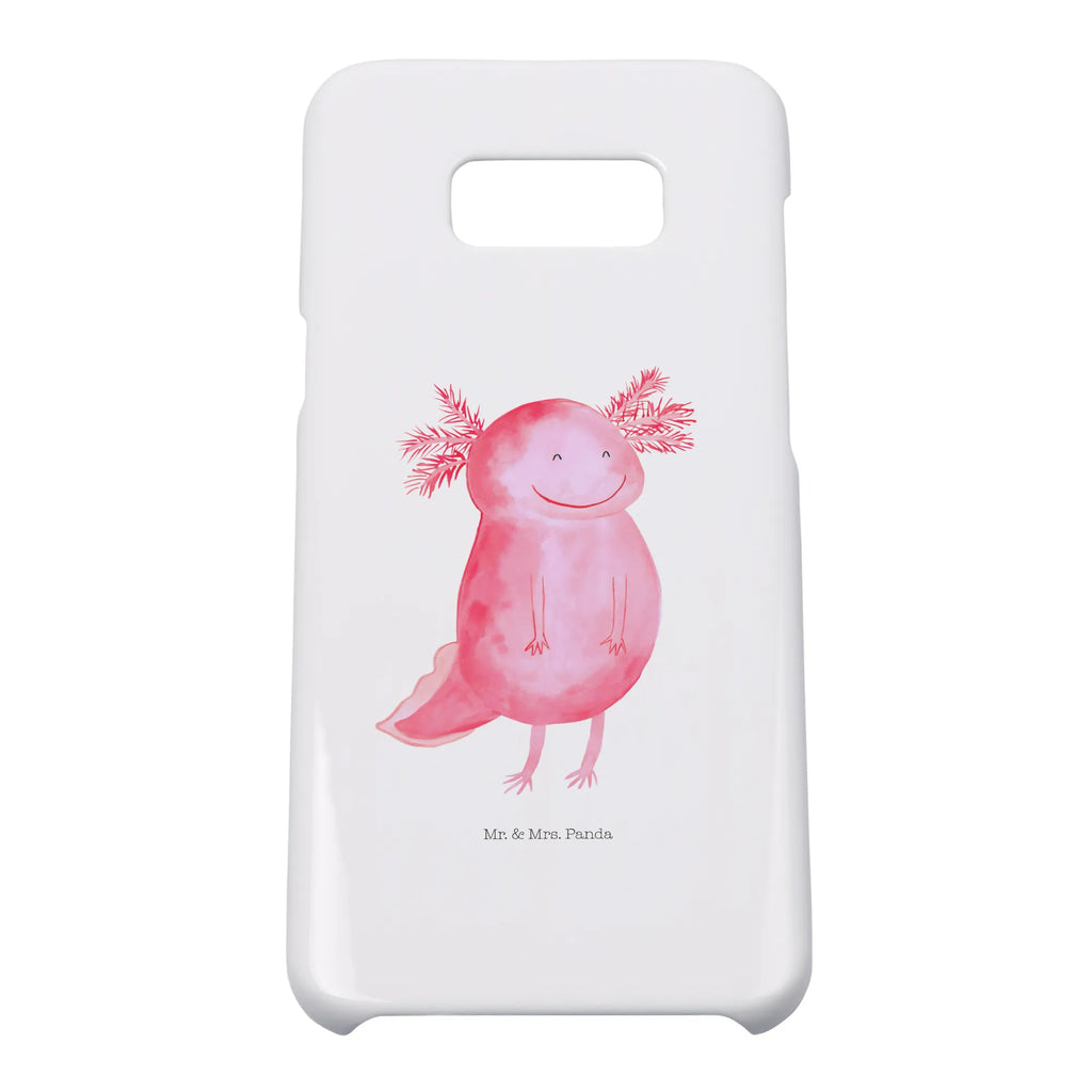 Handyhülle Axolotl Glücklich Handyhülle, Handycover, Cover, Handy, Hülle, Iphone 10, Iphone X, Axolotl, Molch, Axolot, Schwanzlurch, Lurch, Lurche, Motivation, gute Laune