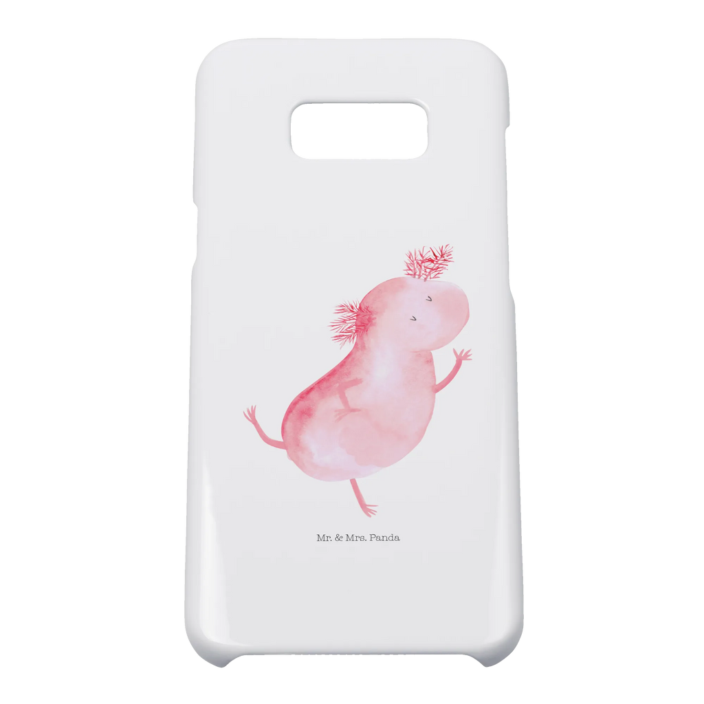 Handyhülle Axolotl Tanzen Handyhülle, Handycover, Cover, Handy, Hülle, Iphone 10, Iphone X, Axolotl, Molch, Axolot, Schwanzlurch, Lurch, Lurche, Dachschaden, Sterne, verrückt, Freundin, beste Freundin